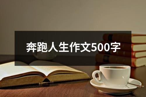 奔跑人生作文500字