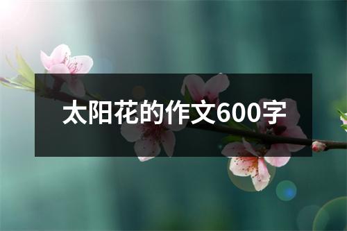 太阳花的作文600字