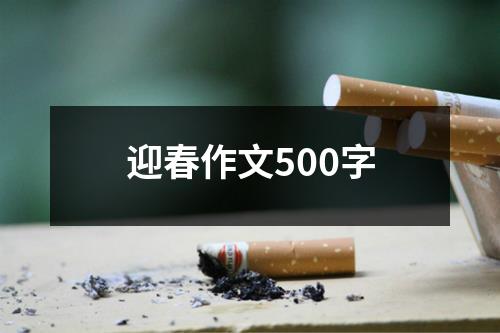 迎春作文500字