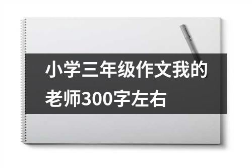 小学三年级作文我的老师300字左右