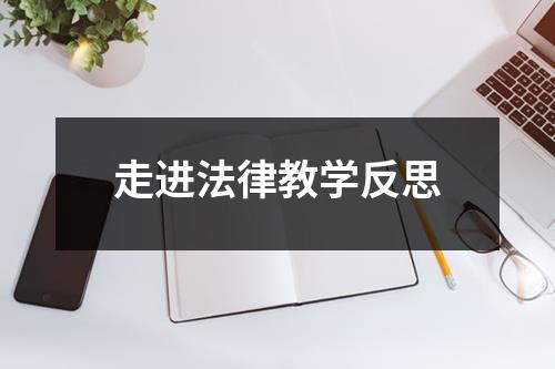 走进法律教学反思