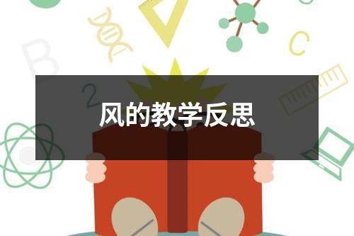 风的教学反思