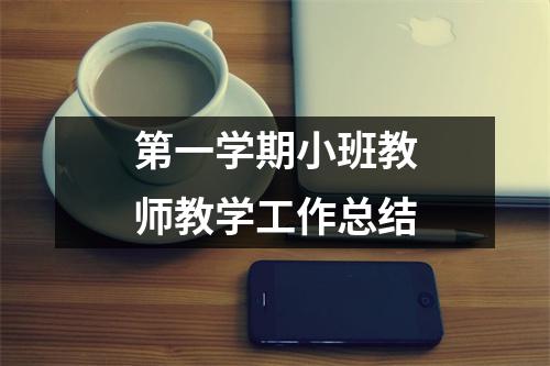 第一学期小班教师教学工作总结