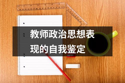 教师政治思想表现的自我鉴定