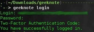 Geeknote：用命令行玩转 Evernote